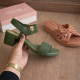 Kit Facil Calce Modare - Sandália Salto Baixo + Papede