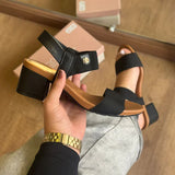 Kit Facil Calce Modare - Sandália Salto Baixo + Papede