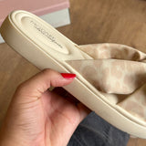 Sandália Modare Detalhe De Laço Oncinha