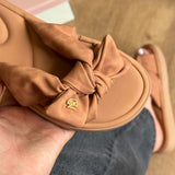 Sandália Modare Detalhe De Laço Oncinha